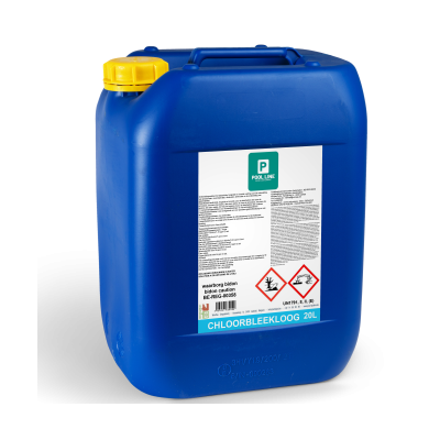 chloorbleekloog blauw waarborg bidon